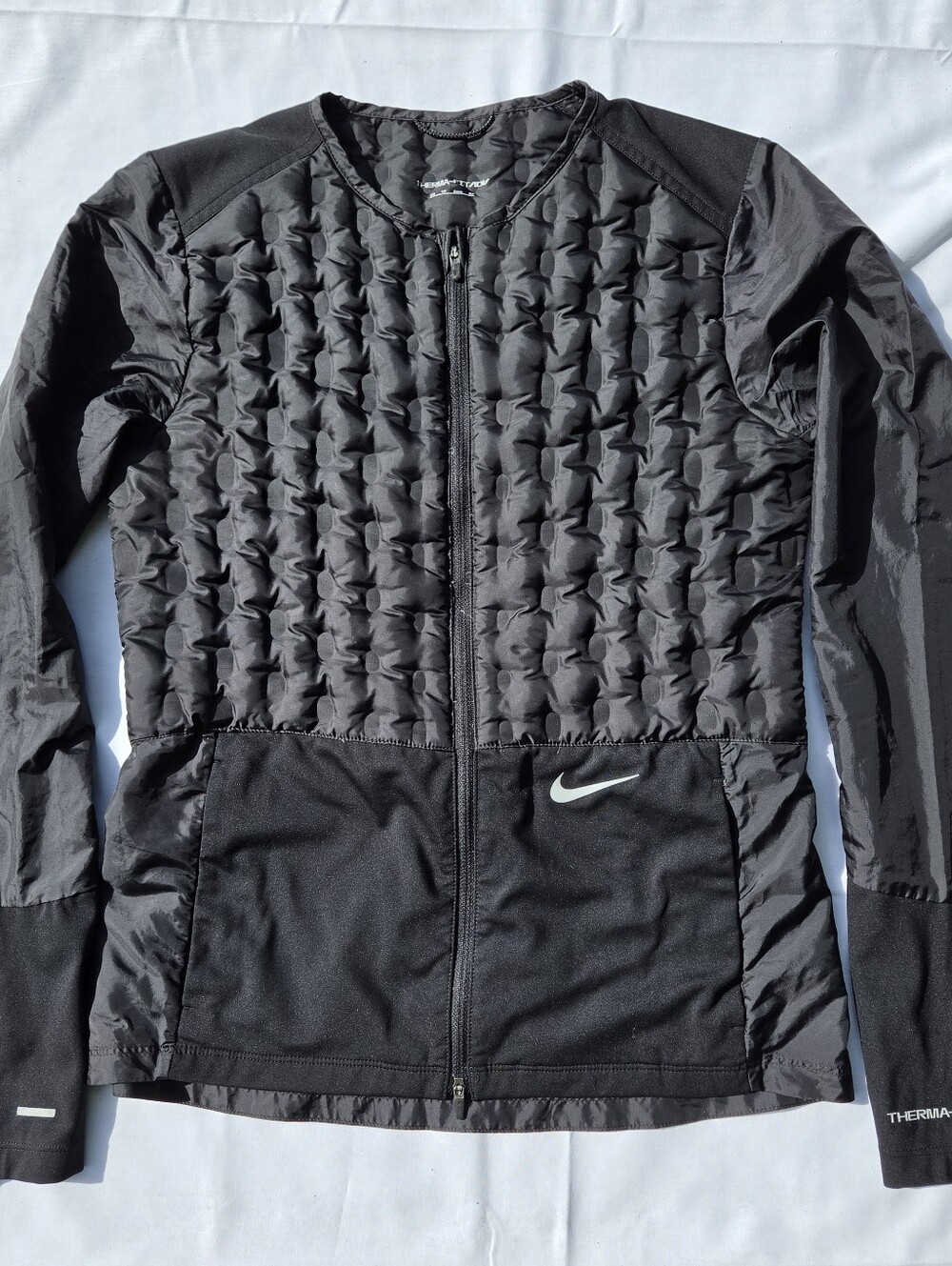 Nike Therma-Fit Women's Black Quilted Performance Jacket Packable